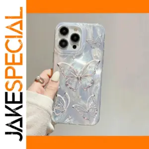 Green Gradient Butterfly iPhone Case