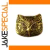 Vintage Bronze Owl and Eagle Brooch