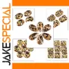 Leopard Rhinestone Sew-On Embellishments Set