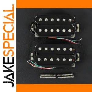 High Output Black Humbucker Pickup Set