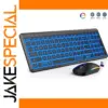 Wireless Keyboard and Mouse Combo with RGB Backlight