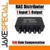 Stereo Audio Distributor with 5 Outputs