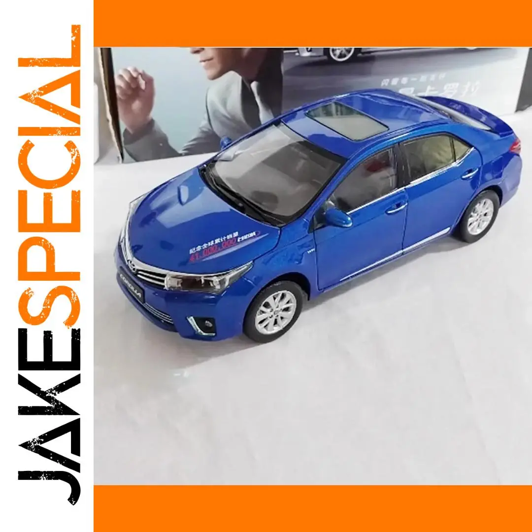 Blue Diecast Toyota Corolla 1:18 Model 1 Blue Diecast Toyota Corolla 1:18 Model
