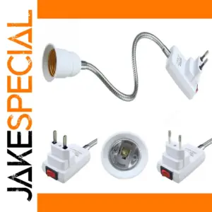 E27 Gooseneck Lamp Holder with Switch 20-40cm