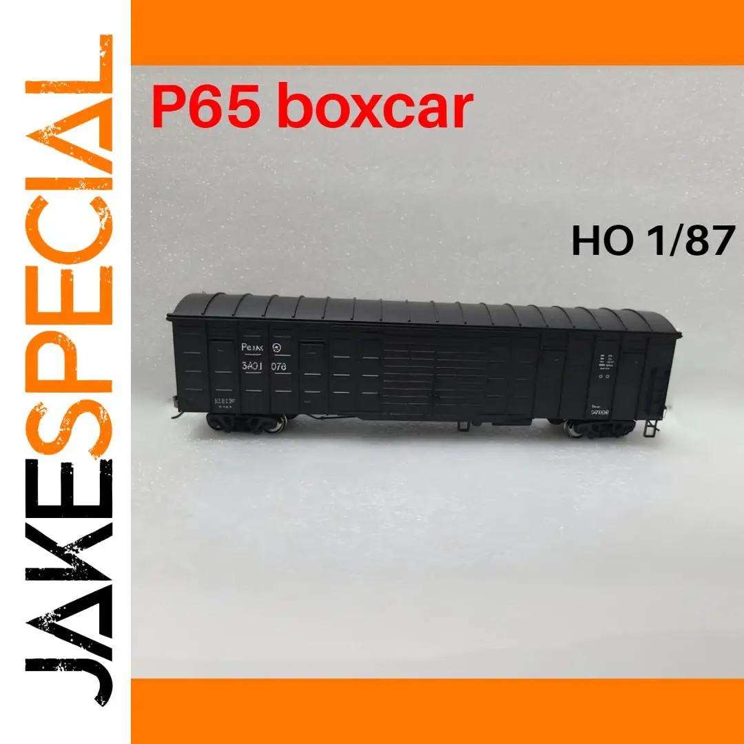 HO P65 Boxcar Model for Realistic Trains 1 HO P65 Boxcar Model for Realistic Trains