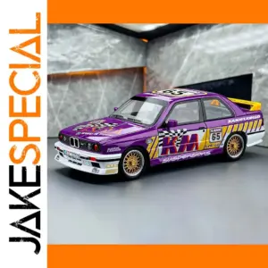 Purple BMW M3 Diecast Model Car 1:24 Scale