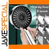 Large 15CM Shower Head with 6 Spray Modes