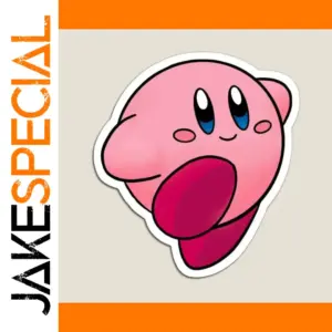 Pink Cartoon Magnet in Multiple Sizes