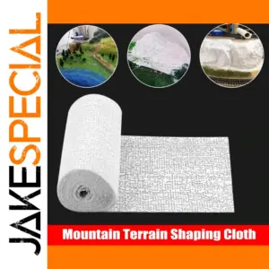 White Plaster Cloth for Terrain Modeling
