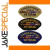 Virus Veteran Embroidered Patches Set of 3
