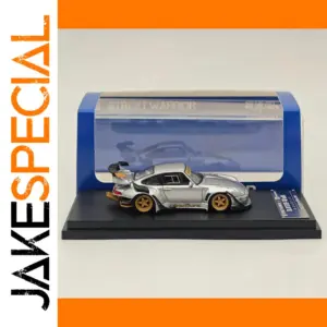 RWB 993 Porsche 911 Diecast Model in Silver