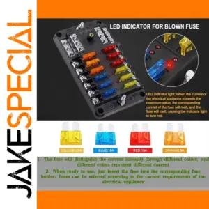 6/12 Way Blade Fuse Box Holder for Vehicles