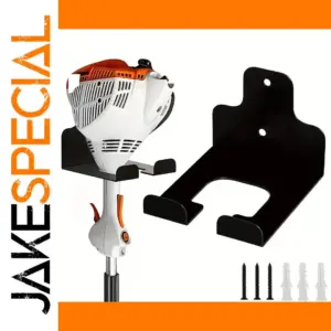 Wall-Mounted Garden Tool Organizer with Steel Capture