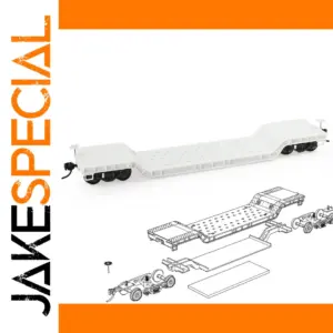 HO Scale Center-Depressed Flatcar with Container