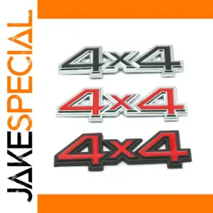 Jeep 4X4 3D Metal Emblem Badge