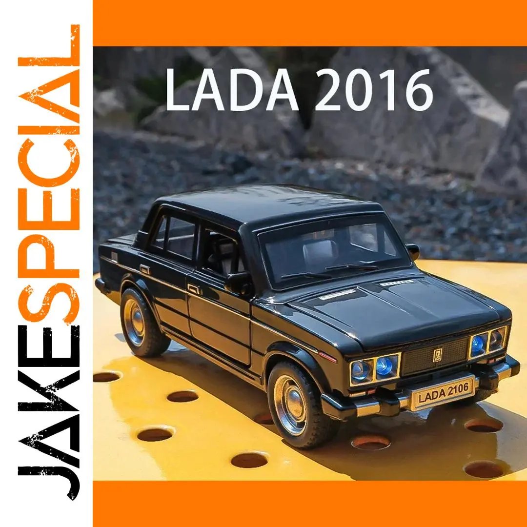 Vintage Russian LADA 2106 1:32 Diecast Model 1 Vintage Russian LADA 2106 1:32 Diecast Model
