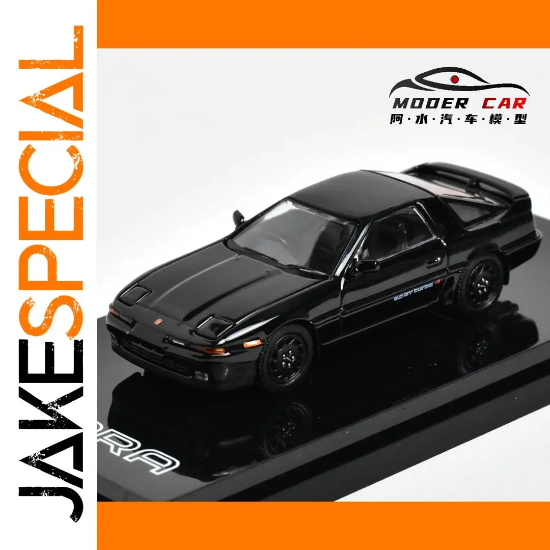 Black Toyota Supra A70 Diecast Model 1:64 Scale 1 Black Toyota Supra A70 Diecast Model 1:64 Scale