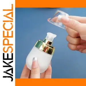 Refillable 30ml Glass Lotion Bottle with Airless Pump