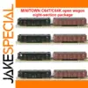 Vintage Open Cargo Wagons Set for N Gauge Railways