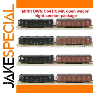 Vintage Open Cargo Wagons Set for N Gauge Railways
