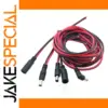 10-Pack DC Power Cable Set with 18 AWG Wires