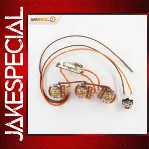 HSS Electric Guitar Wiring Kit with 3 Pots