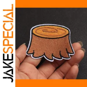 Cartoon Wooden Stake Patch Set of 5