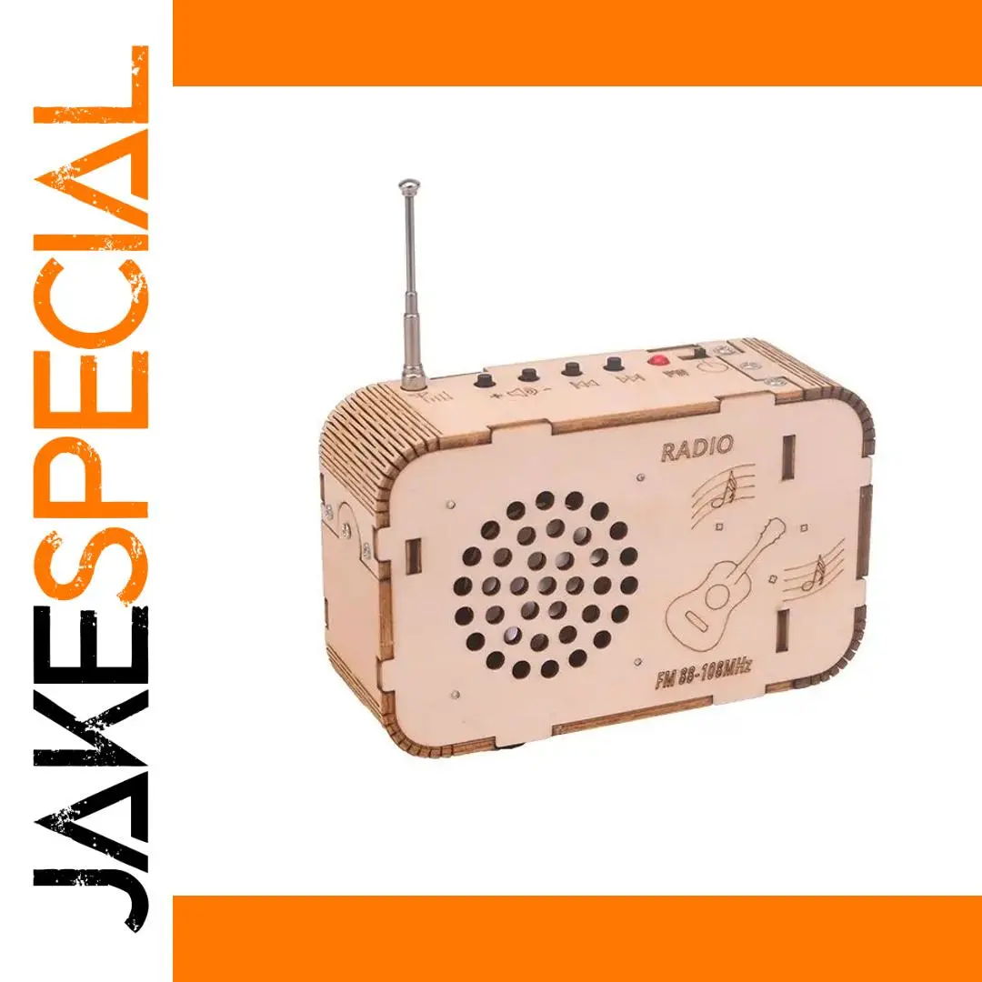 DIY Sci-Fi Wooden Radio Kit for Enthusiasts 1 DIY Sci-Fi Wooden Radio Kit for Enthusiasts