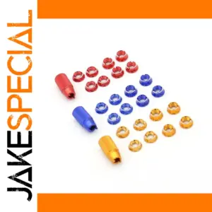 Vibrant Alloy Switch Nuts for RC Vehicles