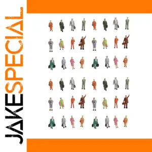 HO Scale Miniature People Figures Set (20 or 50 Pieces)