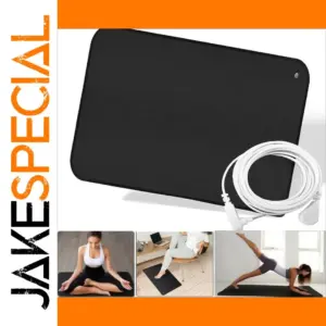 Black Indoor Grounding Mat for Wellness