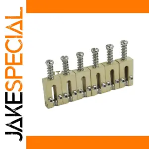 Six Metal Guitar Saddles for ST/TL Bridges