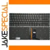 Black Backlit Spanish Keyboard for Lenovo & HP