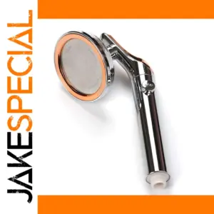 High-Pressure Chrome Handheld Showerhead with Hose