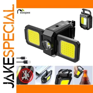 Rechargeable LED Keychain Flashlight with Multi-Mode