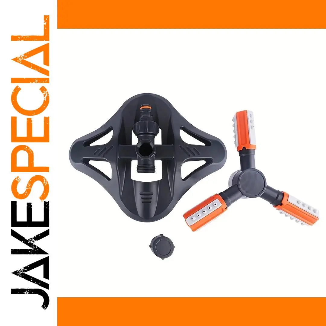 Black 360-Degree Garden Sprinkler for Lawns 1 Black 360-Degree Garden Sprinkler for Lawns