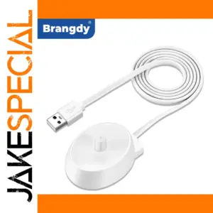 White USB Charging Base for Oral B Electric Toothbrushes