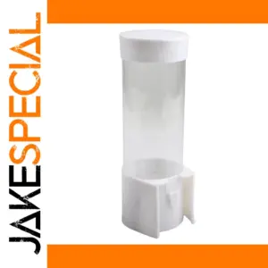 Modern Wall-Mounted Cup Dispenser in White or Black