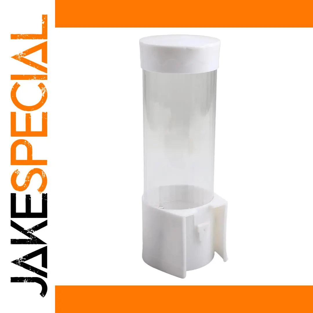 Modern Wall-Mounted Cup Dispenser in White or Black 1 Modern Wall-Mounted Cup Dispenser in White or Black