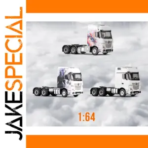 Perka 1:64 Alloy Diecast Transport Truck Model