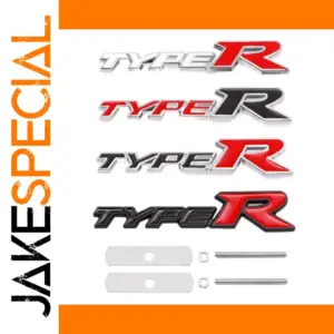 Honda Type R Metal Badge 14.6cm x 3.2cm