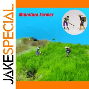 HO Scale Miniature Farmer Set for Dioramas