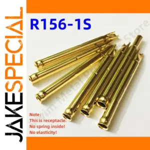 Gold-Plated Test Receptacle for ICT/FCT Probes