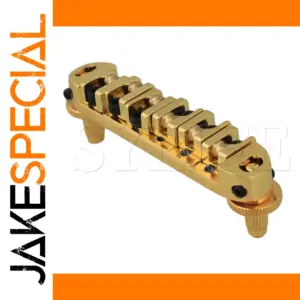 Gold Roller Bridge Set for Electric Guitar