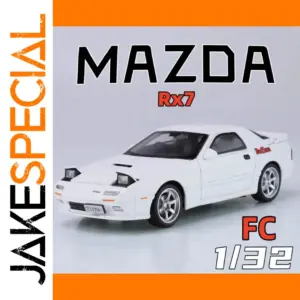 White Mazda RX-7 Diecast Model 1:32 Scale