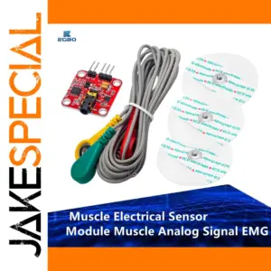 Red EMG Muscle Signal Sensor Module