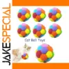 Colorful Cat Plush Balls for Playtime