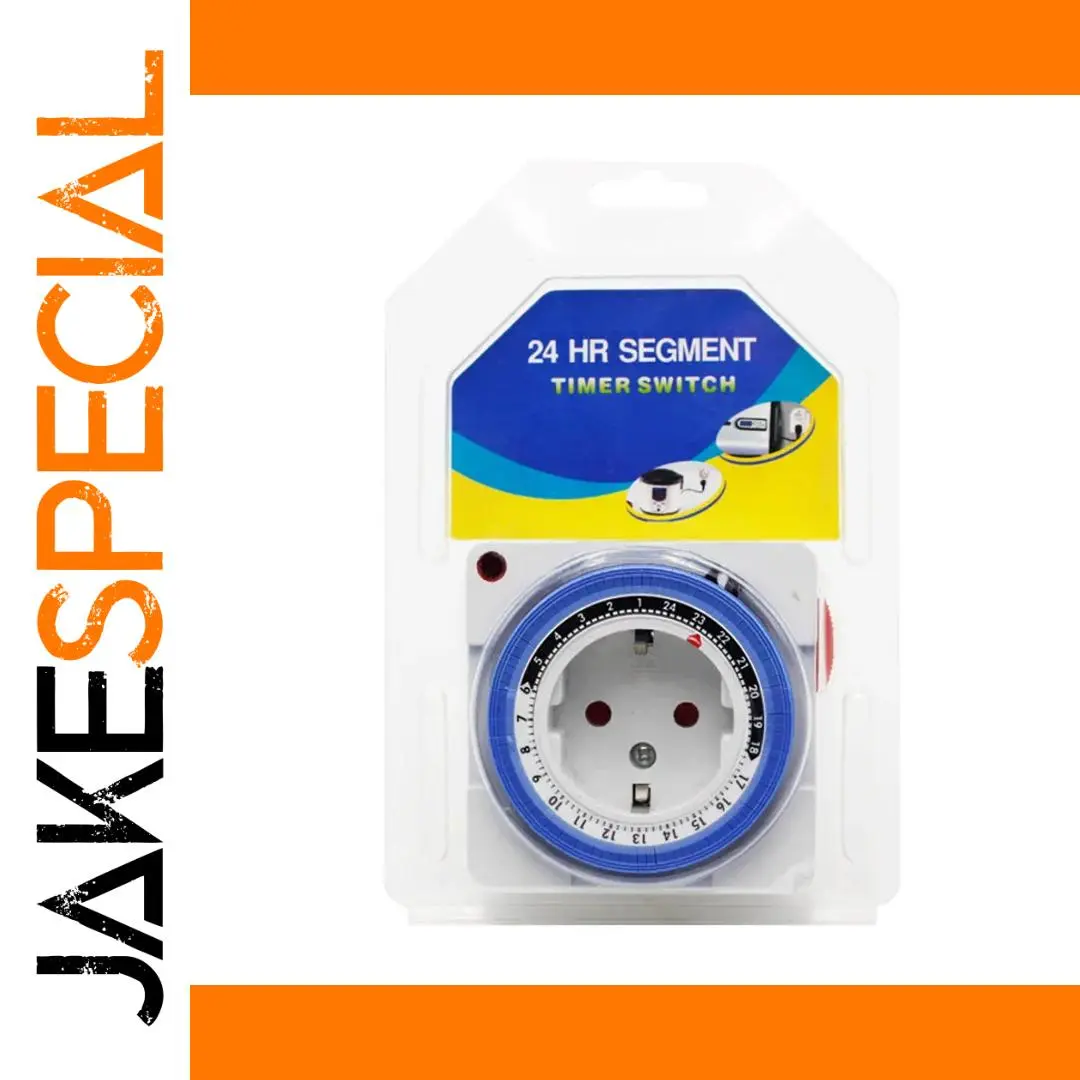 White EU 24-Hour Timer Switch for Appliances 1 White EU 24-Hour Timer Switch for Appliances