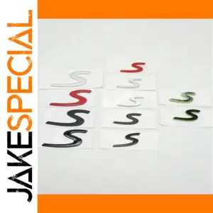 Rear S 4 GTS Emblem for Porsche Models