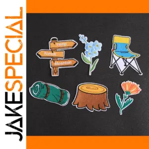 Outdoor Camping Bag Chair Iron-On Patch